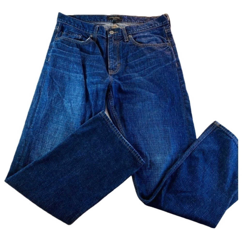 Banana Republic Factory Mens Bootcut Jean 33/32 Medium Wash